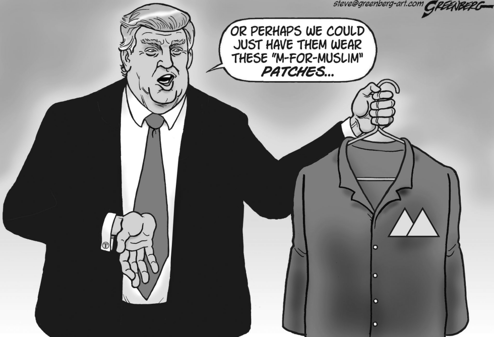 Trump patches bw