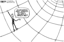 OBAMA SAFETY NET by Rick McKee