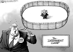 TRUMP PRISONER by Nate Beeler