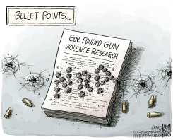 GUN RESEARCH  by Adam Zyglis