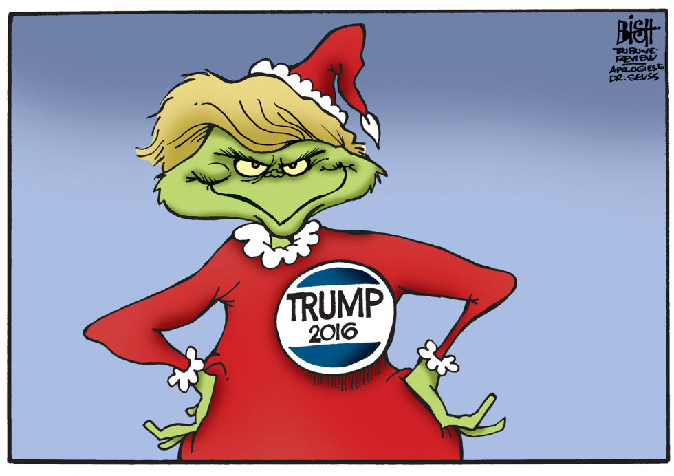 TRUMP GRINCH, COLOR