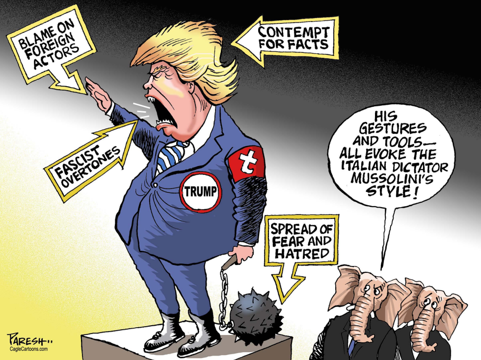 Trump and Mussolini