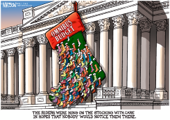 POLICY RIDERS OVERWHELM YEAR END OMNIBUS BUDGET BILL by R.J. Matson