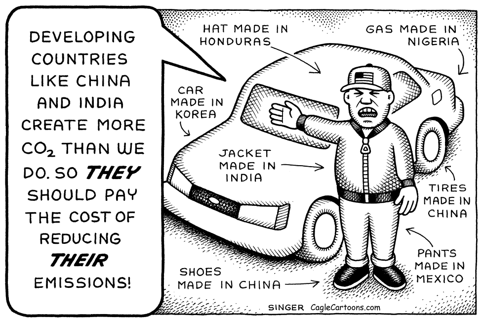 Developing Country Carbon Costs horizontal