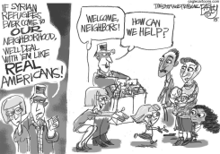 REAL AMERICANS by Pat Bagley