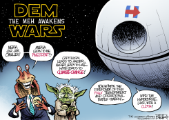 DEM WARS  by Nate Beeler