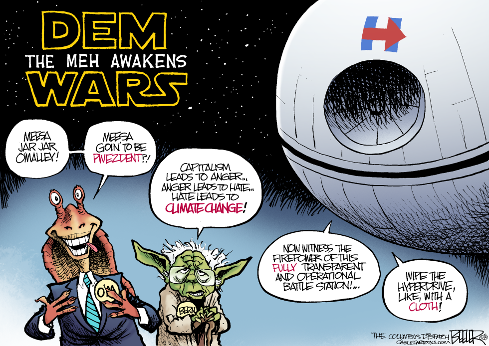  DEM WARS by Nate Beeler