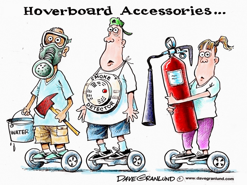  HOVERBOARD ACCESSORIES by Dave Granlund