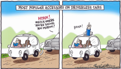 DRIVERLESS CARS  by Bob Englehart