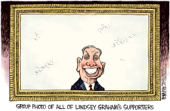 LINDSEY GRAHAM PHOTO  by Rick McKee