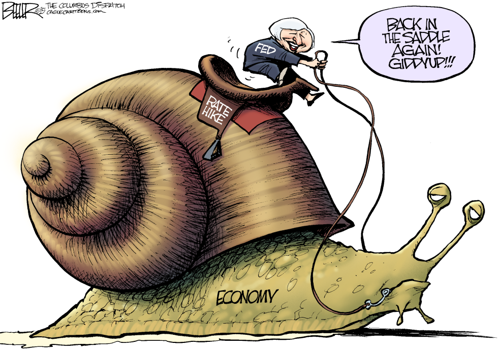  SNAIL RIDER by Nate Beeler