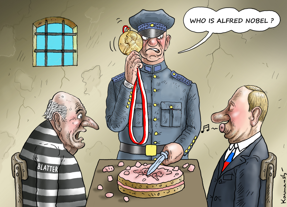 Putin´s Nobel prize for Blatter