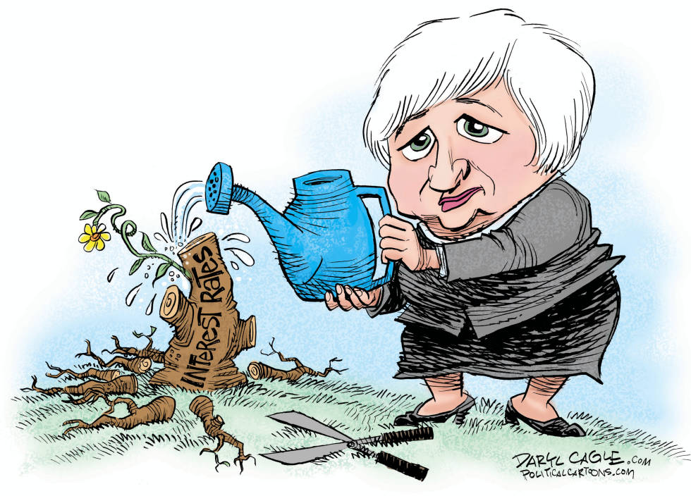 Janet Yellen Raises Interest Rates COLOR