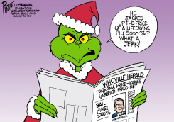 GRINCH PRICE GOUGER by Bruce Plante