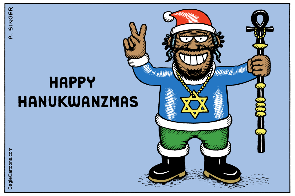 Happy Hanukwanzmas Horizontal Color
