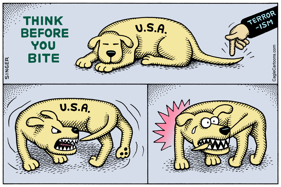 Think Before You Bite horizontal color
