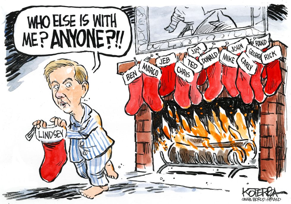  POLITICAL STOCKINGS by Jeff Koterba