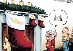 DEMOCRATIC CHRISTMAS  by Nate Beeler