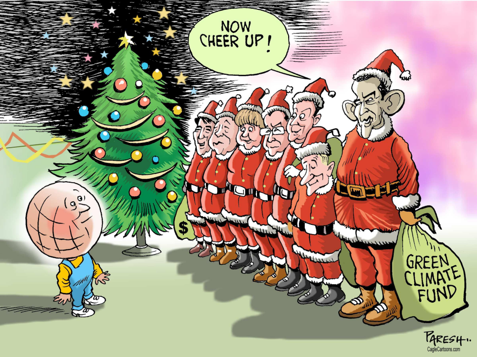  SANTAS FOR THE WORLD by Paresh Nath