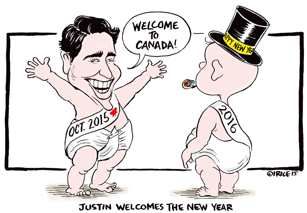 Justin Welcomes the New Year