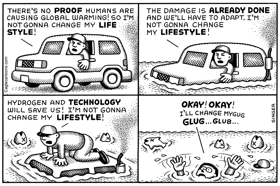 Global Warming Lifestyle horizontal
