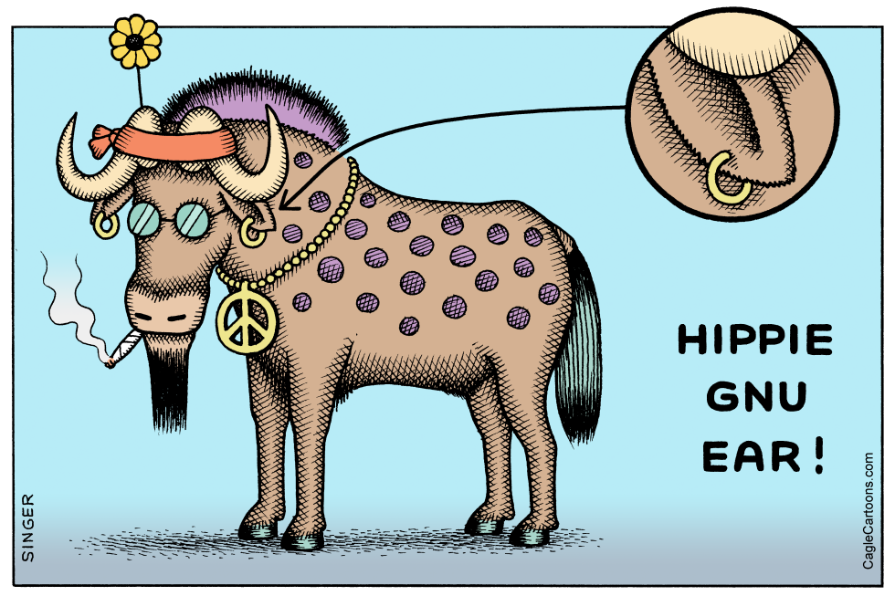Hippie Gnu Ear horizontal color