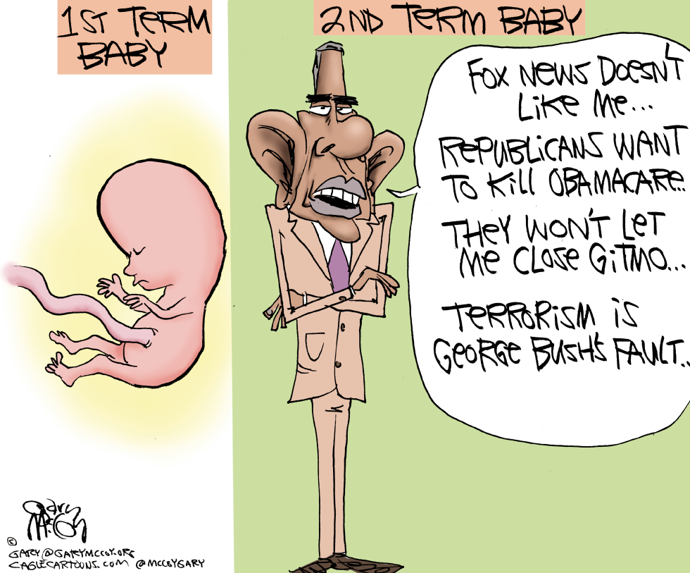 Obama's A Baby COLOR