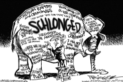 SCHLONGED by Milt Priggee