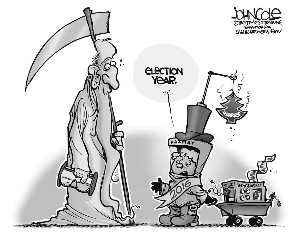 Unhappy Election Year BW
