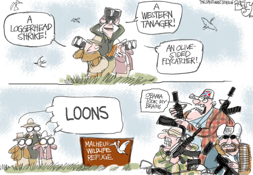  OREGON STANDOFF by Pat Bagley