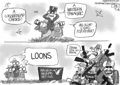 OREGON STANDOFF  by Pat Bagley