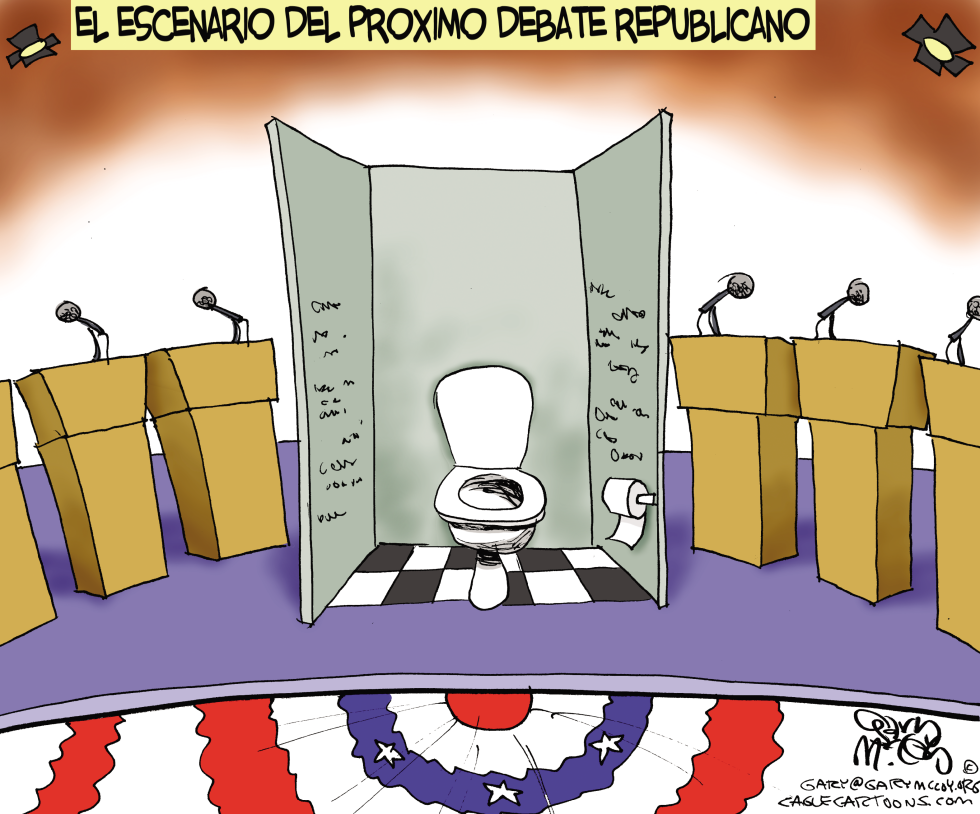 Podio urinal de Trump / COLOR