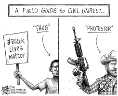 OREGON ARMED TAKEOVER by Adam Zyglis