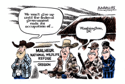MILITIA TAKEOVER OF OREGON WILDLIFE REFUGE by Jimmy Margulies
