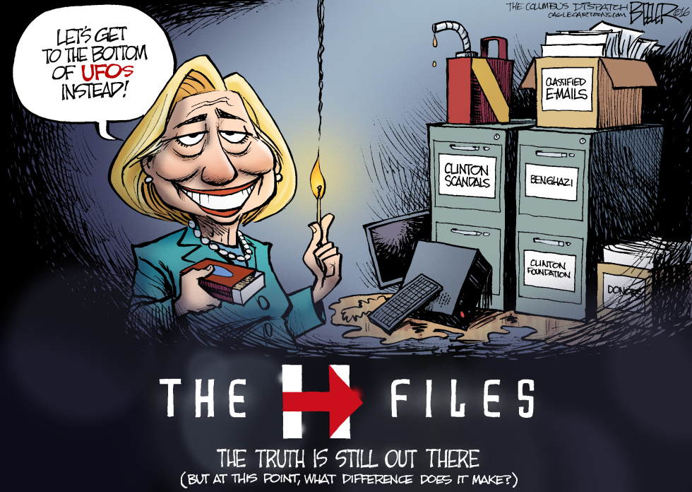  THE H-FILES by Nate Beeler