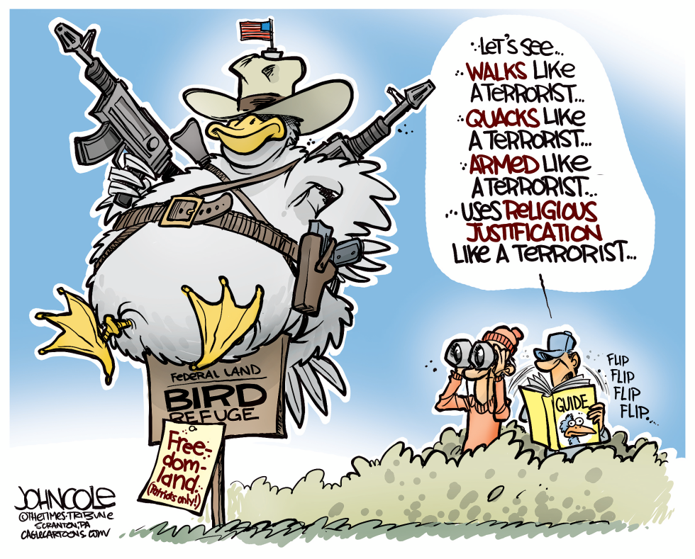 Quacks like a terrorist COLOR