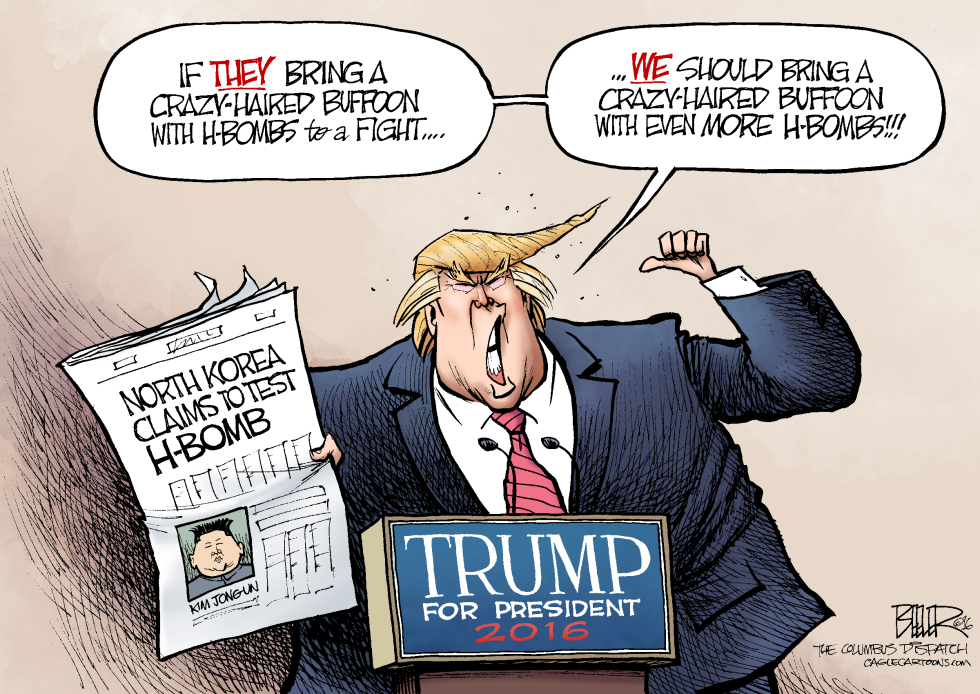 Trump vs North Korea COLOR