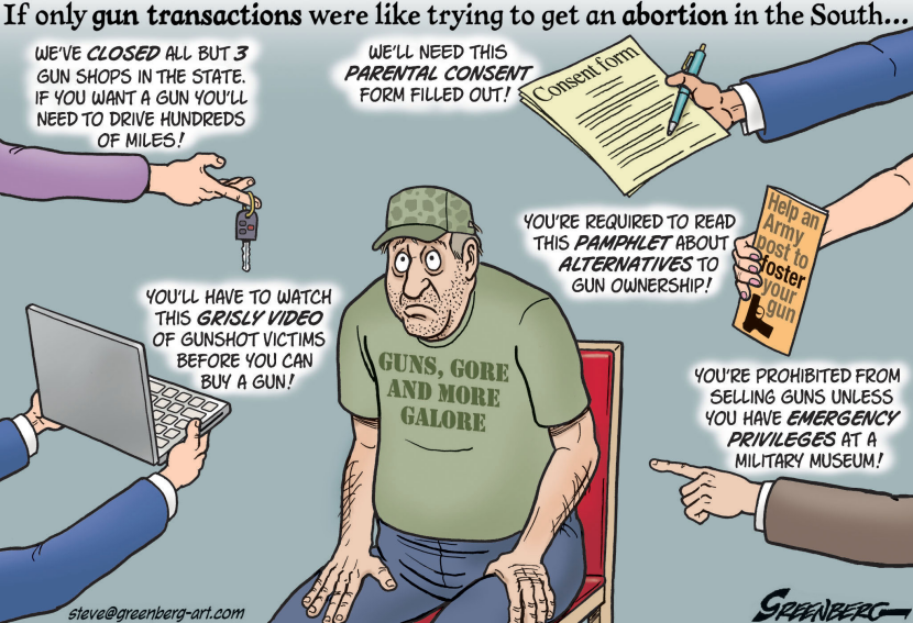 If guns were like abortion
