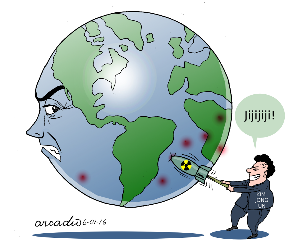  KIM JONG UN PROVOCA AL MUNDO by Arcadio Esquivel