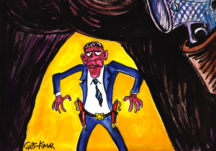 Obama in High Noon-color