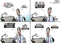 CHARLIE HEBDO ANNIVERSARY  by Nate Beeler