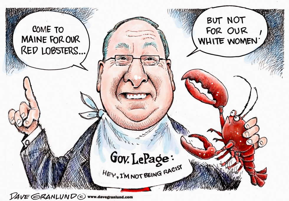 Maine Gov and racial remarks
