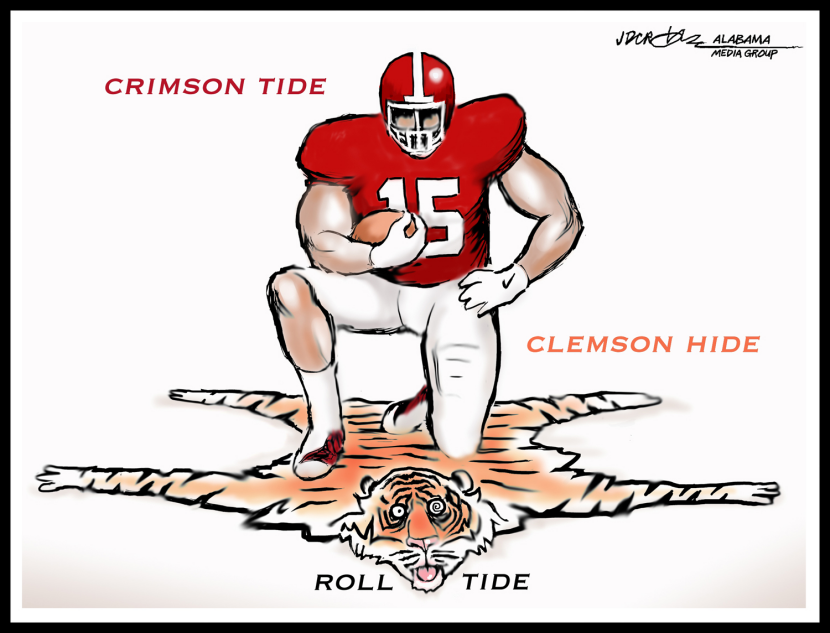 Crimson Tide Clemson Hide