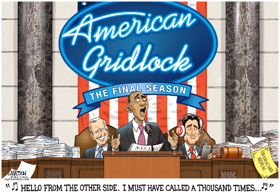 President Obama Competes on American Gridlock The Final Season COLOR