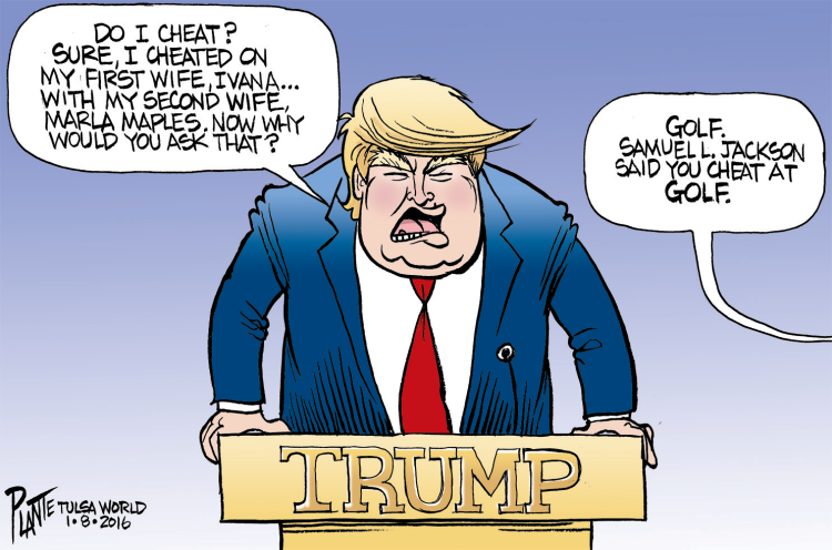 Cheating Trump