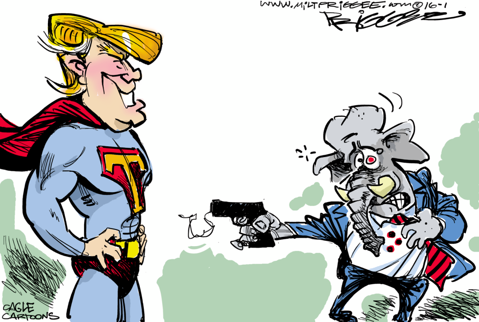  SUPERTRUMP by Milt Priggee