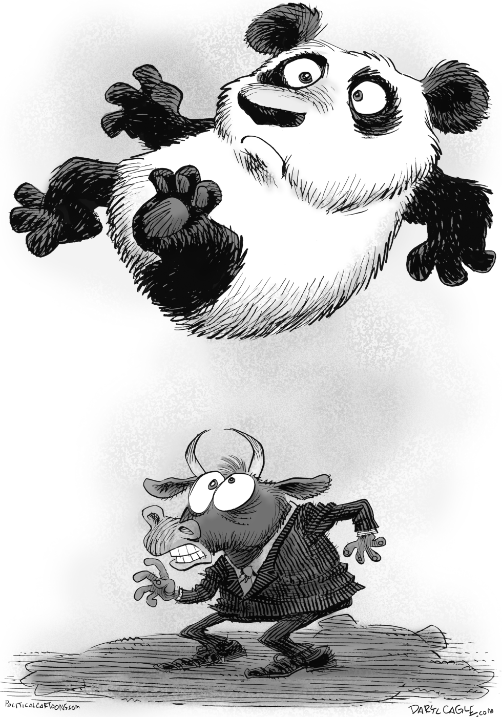 China and Wall Street Drop