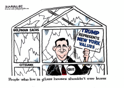 CRUZ AND TRUMP  by Jimmy Margulies