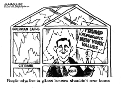 CRUZ AND TRUMP by Jimmy Margulies