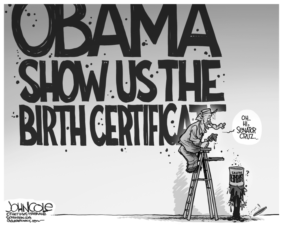 Cruz and the birthers BW